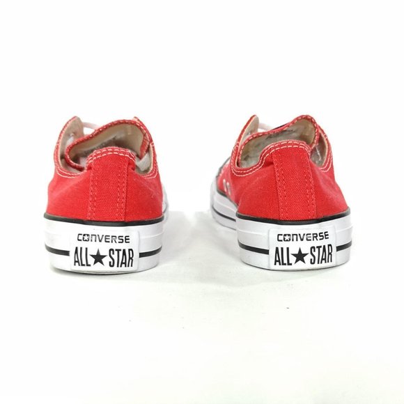 Women's Converse All Star Low Tops Trainers In Red / White Size UK 4 - Picture 2 of 4